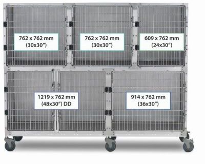 7' Assembly, Stainless Steel Cage Option A