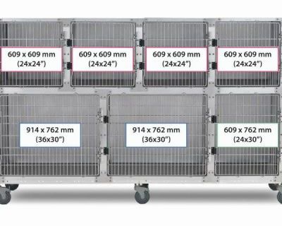 8' Assembly, Stainless Steel Cage Option A