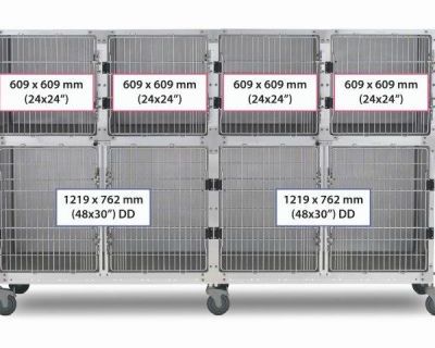 8' Assembly, Stainless Steel Cage Option B