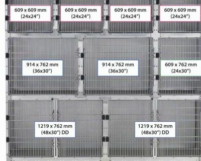 8' Assembly, Stainless Steel Cage Option C