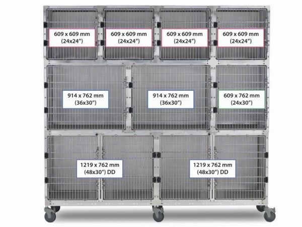 8' Assembly, Stainless Steel Cage Option C