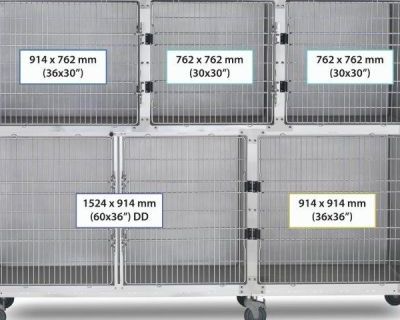 8' Assembly, Stainless Steel Cage Option D