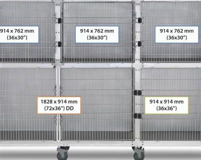 9' Assembly, Stainless Steel Cage Option A