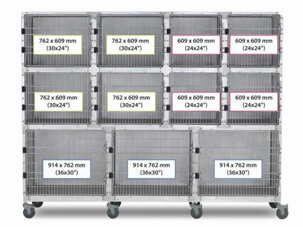 9' Assembly, Stainless Steel Cage Option C