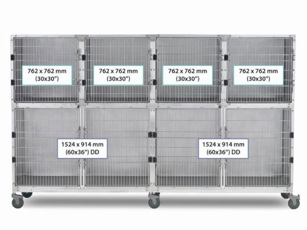 10' Assembly, Stainless Steel Cage Option A