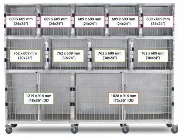 10' Assembly, Stainless Steel Cage Option B