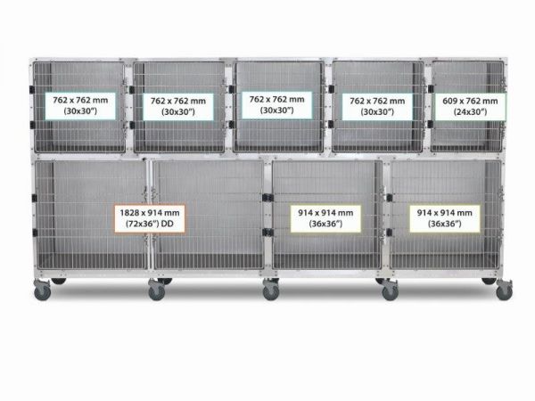 12' Assembly, Stinaless Steel Cage Option A