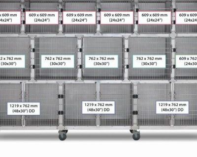 12' Assembly, Stainless Steel Cage Option B