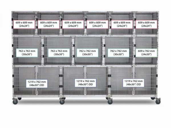 12' Assembly, Stainless Steel Cage Option B