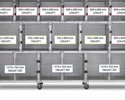 12' Assembly, Stainless Steel Cage Option B