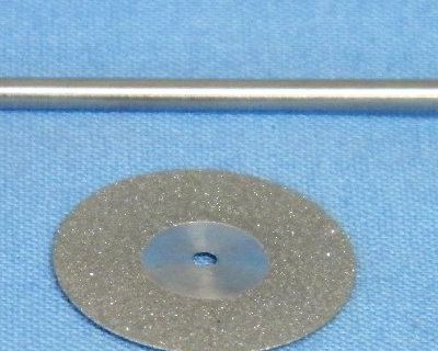 DENTAL DIA CUT DISC DBL SIDED W/MANDREL