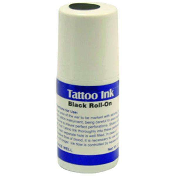 TATTOO INK BLACK 2 oz ROLL-ON