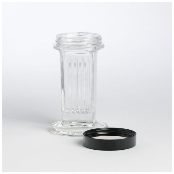 COPLIN JAR (GLASS) + PLASTIC LID