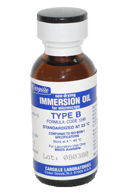 MICROSCOPE IMMERSION OIL 480ML