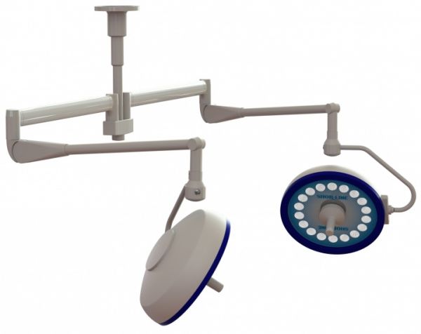 Prelude Series LED Surgery Light - Dual Ceiling Mount