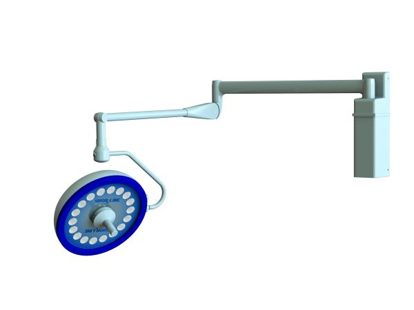 Prelude Series LED Surgery Light - Single Wall Mount