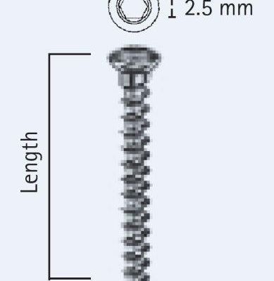 SCREW CORT MED 3.5 50MM