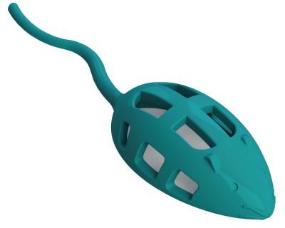 AIKIOU Treat Mouse - Blue-Green