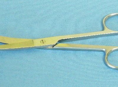 DRESSING SCISSORS S/B CURVED 15.5cm