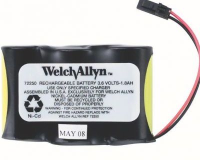 WELCH ALLYN RECHARGEABLE BATTERY FOR 75260