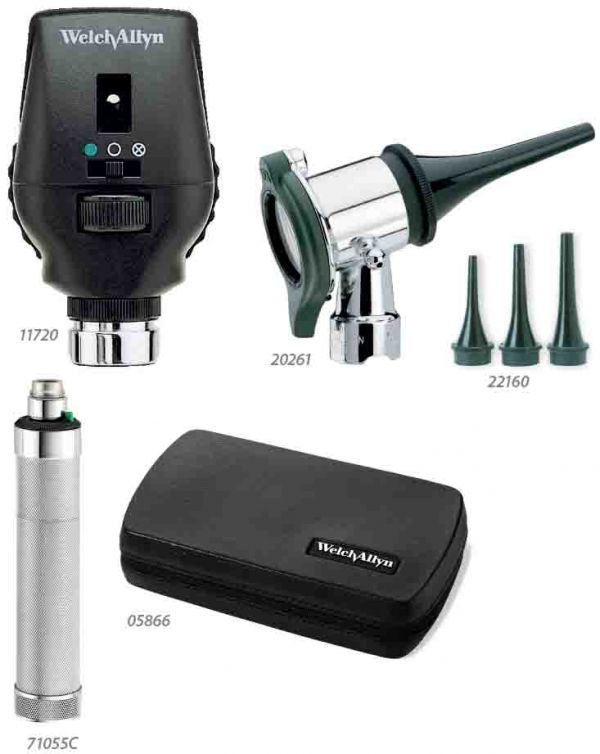 WELCH ALLYN COAX DIAGNOSTIC SET W/ PNEUMATIC OTOSCOPE